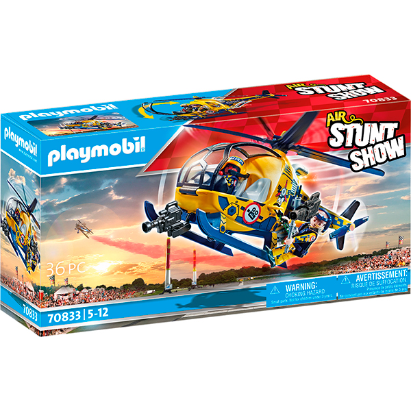 Playmobil 70833 Air Stuntshow Helicóptero Rodaje de película