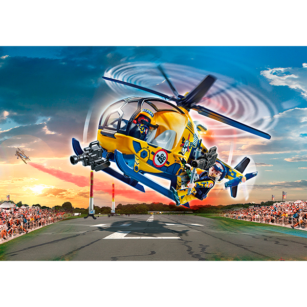 Playmobil 70833 Air Stuntshow Helicóptero Rodaje de película - Imatge 2