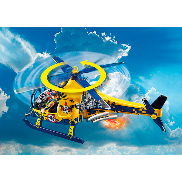 Playmobil 70833 Air Stuntshow Helicóptero Rodaje de película - Imatge 5