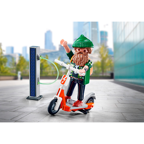 Playmobil 70873 Hipster con E-scooter - Imagen 2