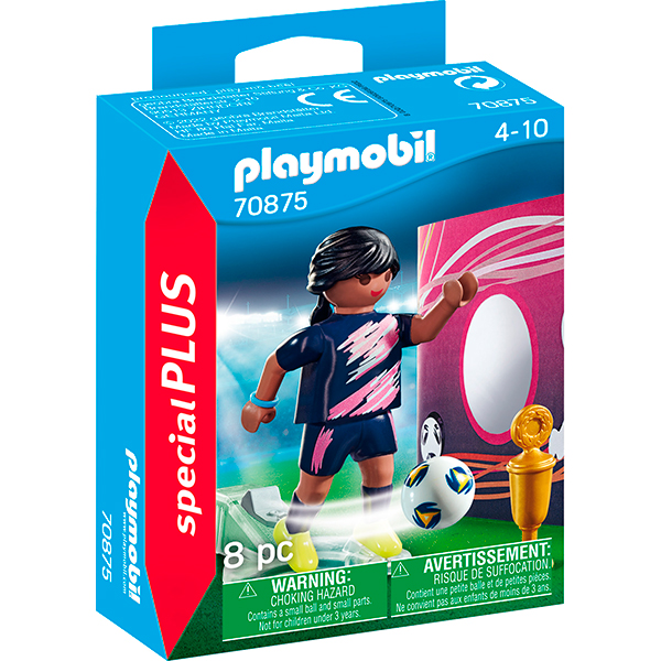 Playmobil 70875 Futbolista con muro de gol - Imagen 1