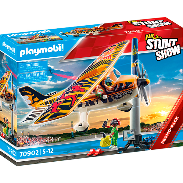 Playmobil 70902: Air Stuntshow Tiger Plane - Imagem 1