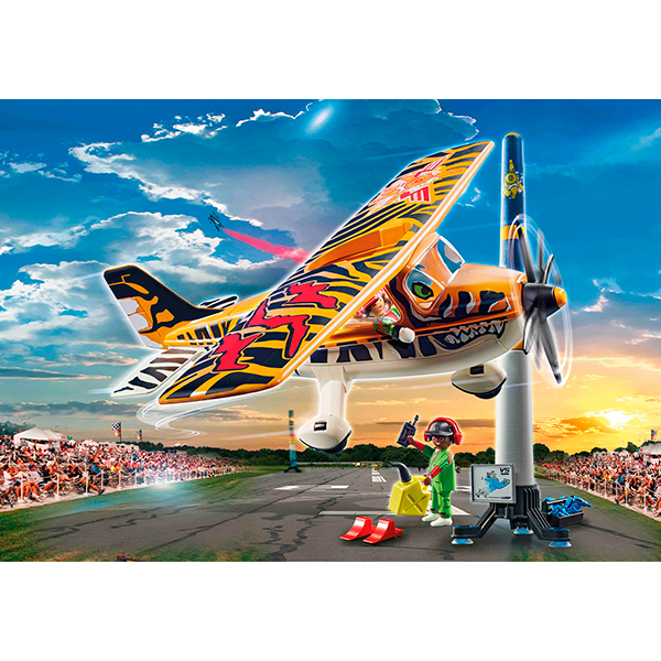 Playmobil 70902: Air Stuntshow Avioneta Tigre - Imagen 2