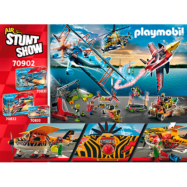 Playmobil 70902: Air Stuntshow Avioneta Tigre - Imagen 3