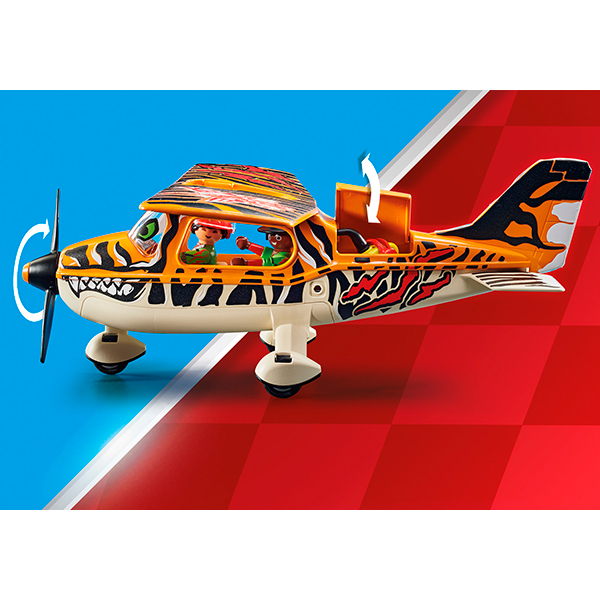 Playmobil 70902: Air Stuntshow Avioneta Tigre - Imagen 4