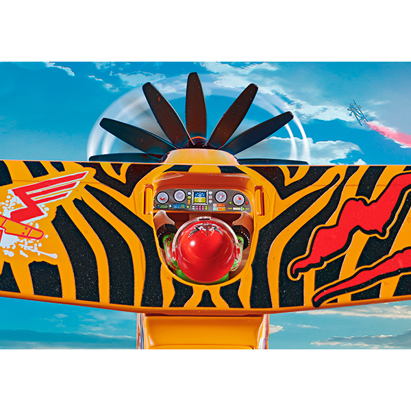 Playmobil 70902: Air Stuntshow Avioneta Tigre - Imagen 5