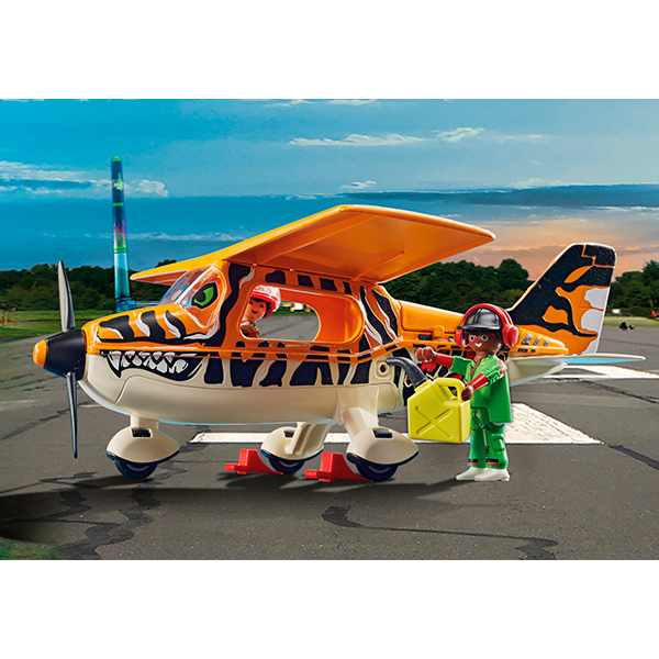 Playmobil 70902: Air Stuntshow Tiger Plane - Imagem 6