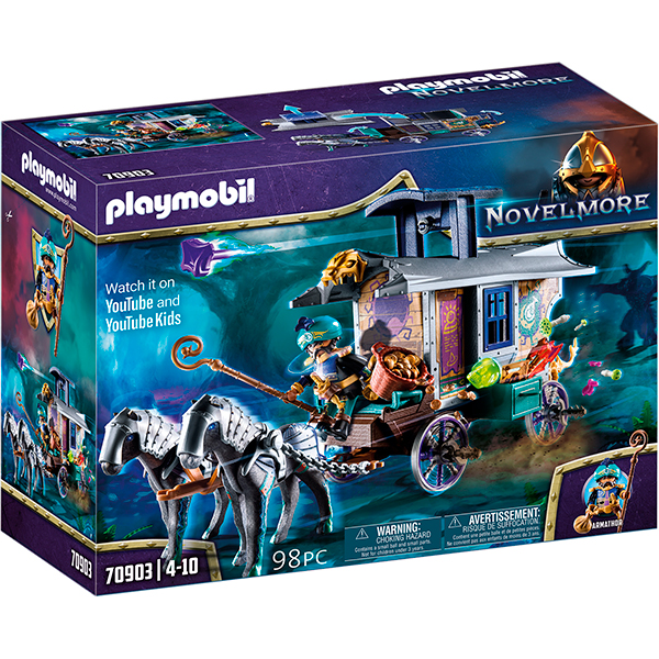 Playmobil 70903 Violet Vale - Carruaje de Mercaderes - Imagen 1