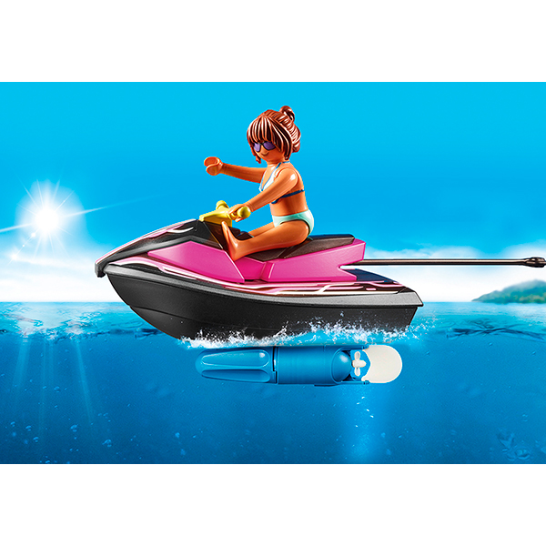 Playmobil Family Fun 70906 Starter Pack Moto de Agua con bote banana - Imatge 4