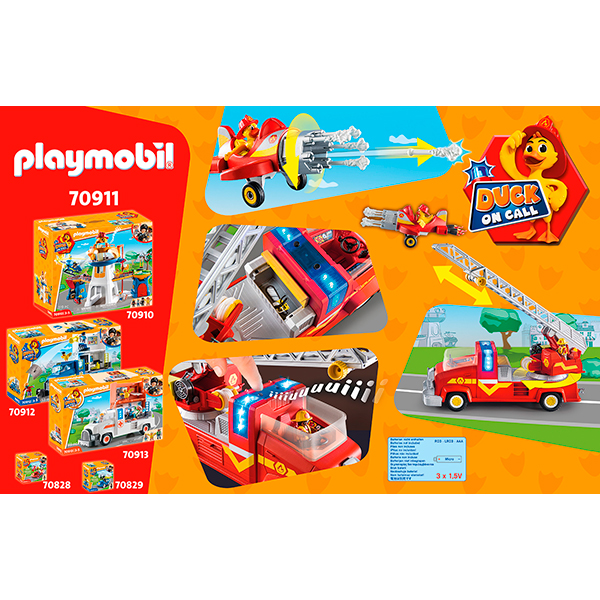 Playmobil 70911 D.O.C. - Camião dos Bombeiros - Imagem 3