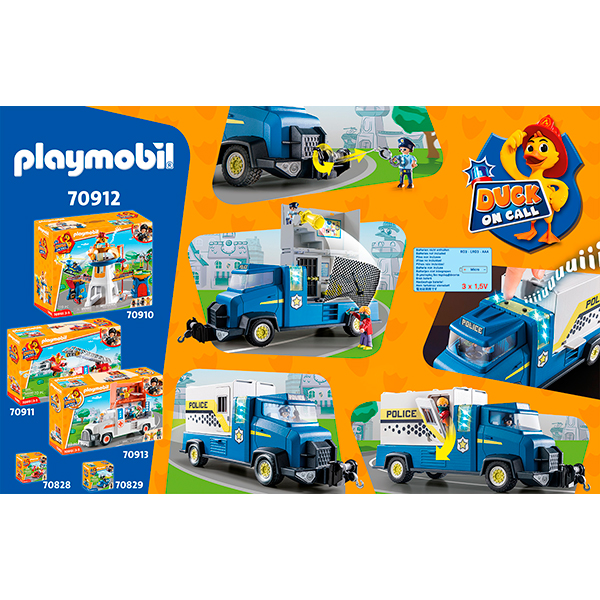 Playmobil 70912 D.O.C. - Camião da Polícia - Imagem 3