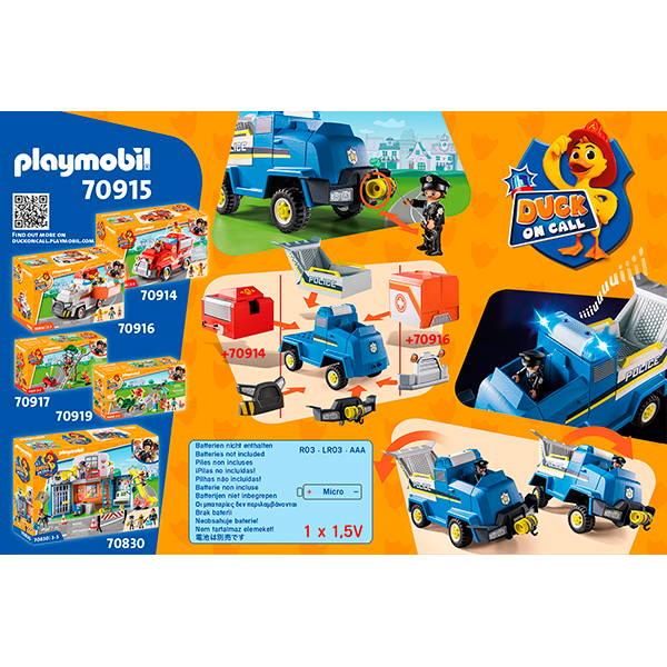 Playmobil 70915 D.O.C. - Vehículo de Emergencia de la Policía - Imatge 3