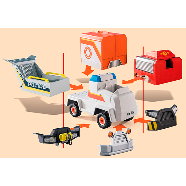 Playmobil 70916 D.O.C. - Vehículo de Emergencia Ambulancia - Imagen 7
