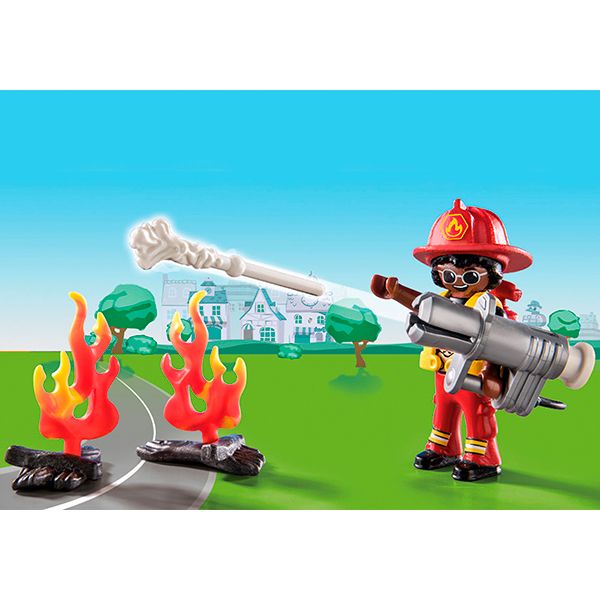 Playmobil 70917 D.O.C. - Acción Rescate de Bomberos ¡Rescata al gato! - Imatge 5