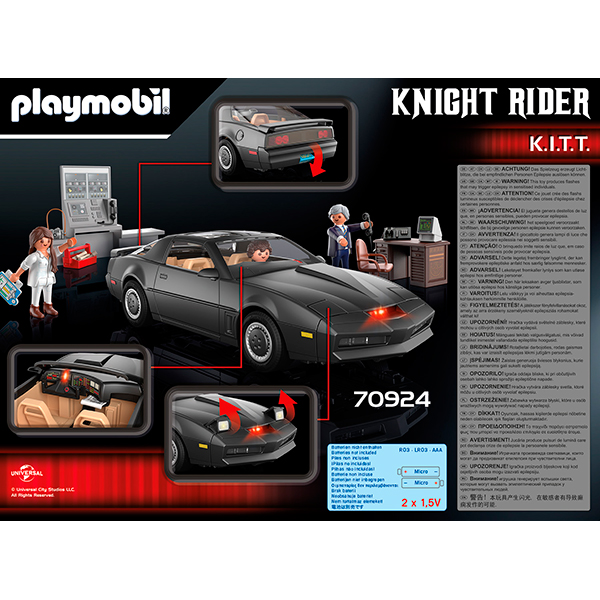 Playmobil Knight Rider 70924 - O Justiceiro - Imagem 3