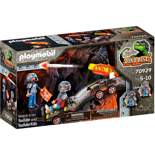 Playmobil Dino Mine Carruatge Coets - Imatge 1