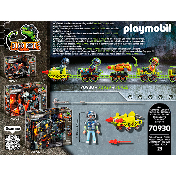 Playmobil Dino Rise 70930 Mina Cruiser - Imagem 3