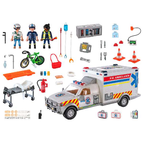 Playmobil 70936 Veículo de Resgate: US Ambulance - Imagem 1