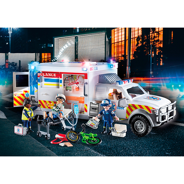 Playmobil 70936 Vehículo de Rescate: US Ambulance - Imagen 2