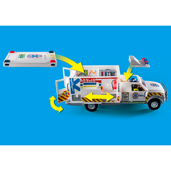 Playmobil 70936 Vehículo de Rescate: US Ambulance - Imagen 7