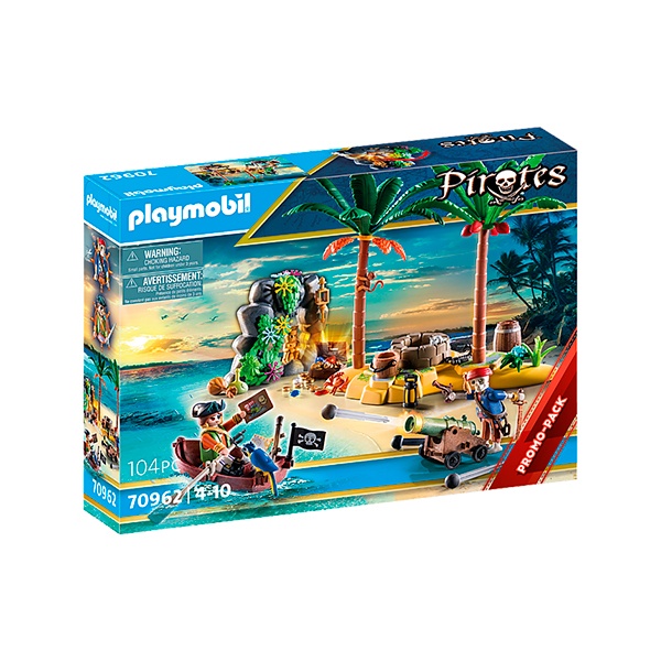 Playmobil 70962 Pirates Isla del Tesoro Pirata con esqueleto - Imagen 1