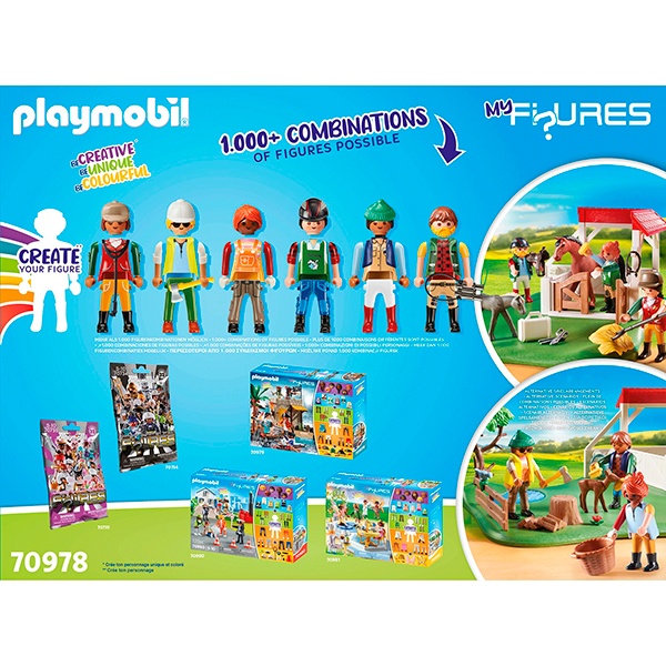 Playmobil My Figures 70978: Rancho de Cavalos - Imagem 4