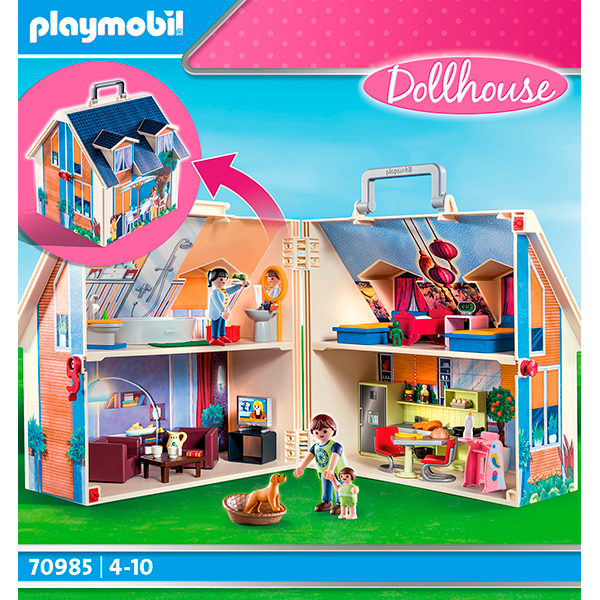 Playmobil 70985 Casa de Bonecas Maleta - Imagem 3