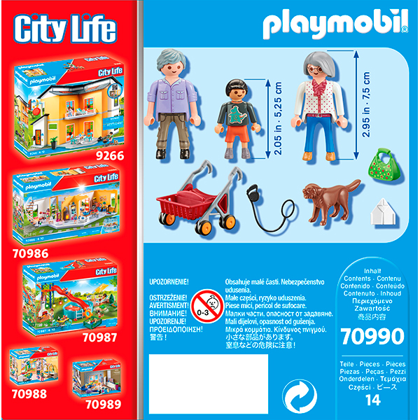 Playmobil City Life 70990 Abuelos y Nieto - Imatge 3