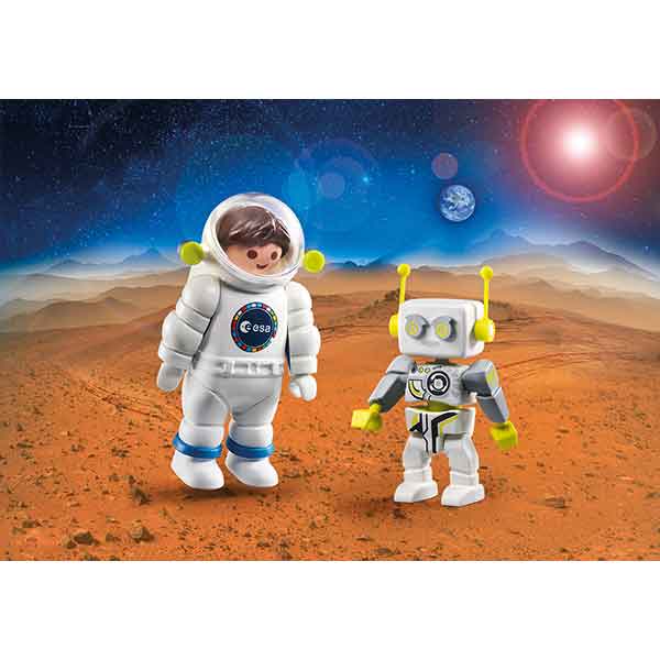 Playmobil 70991 Duo Pack Astronauta ESA y ROBert - Imatge 1