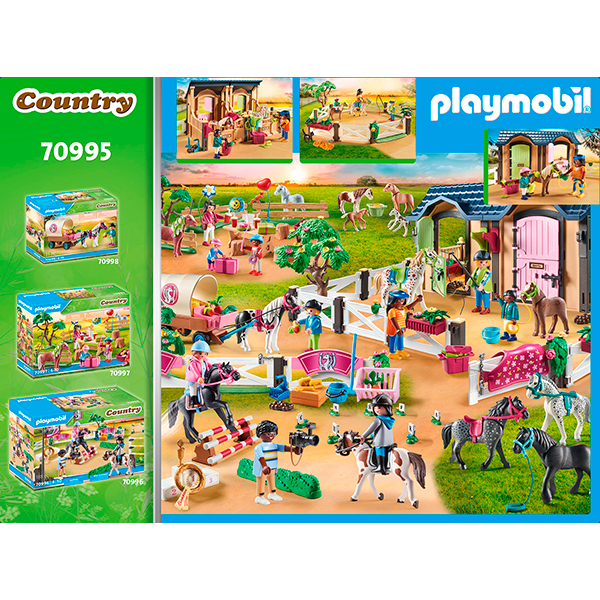 Playmobil 70995 Clases de Equitación con Boxes para Caballos - Imatge 3
