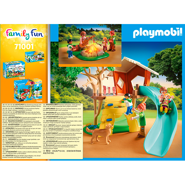 Playmobil 71001 Aventura na Casa da Árvore com escorrega - Imagem 3