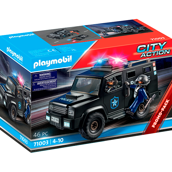 Playmobil City Action – Moto patrulla de la Policía