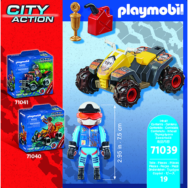 Playmobil 71039 City Action Quad Offroad - Imagem 2