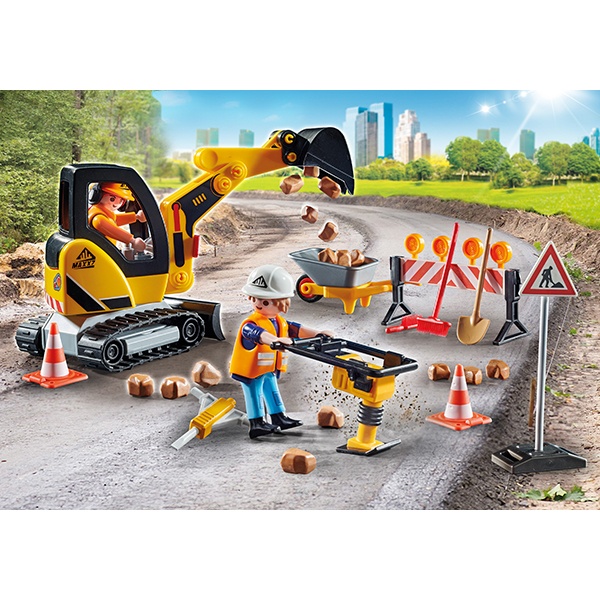 Playmobil 71045 City Action Construcción de Carreteras - Imatge 1