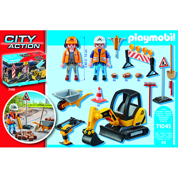 Playmobil 71045 City Action Construção de Estradas - Imagem 2