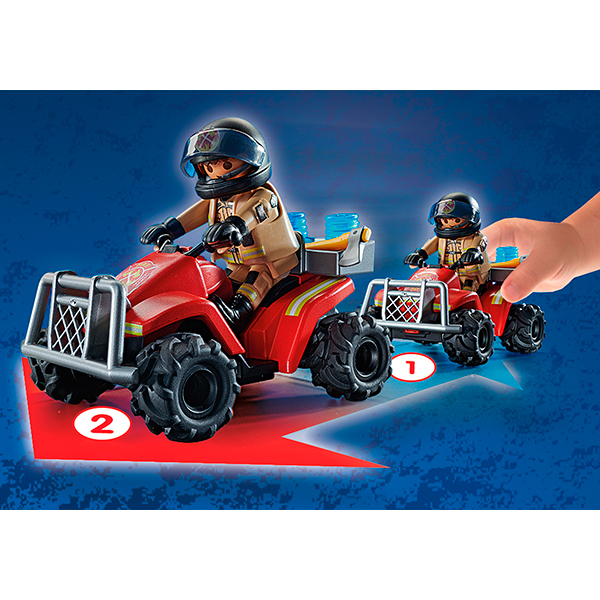 Playmobil City Action 71090 Bombeiros - Speed Quad - Imagem 4