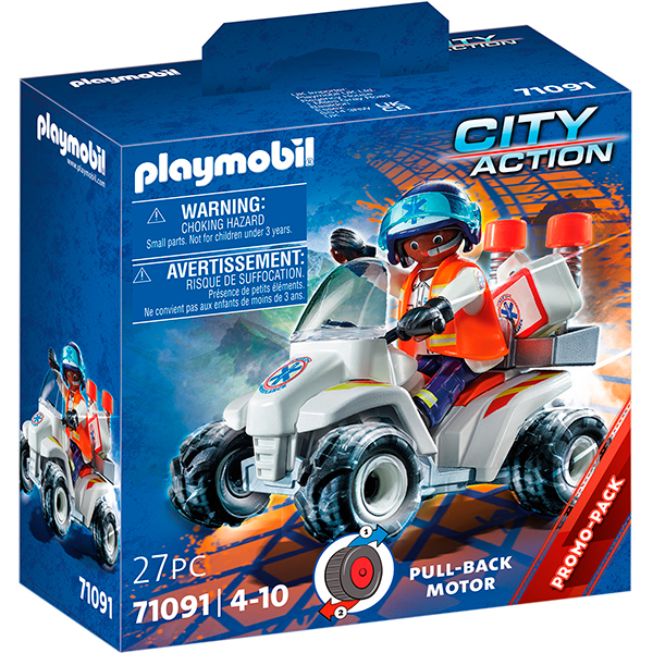 Playmobil City Action 71091 Resgate - Speed Quad - Imagem 1