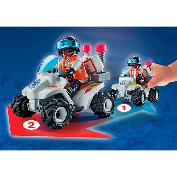 Playmobil City Action 71091 Resgate - Speed Quad - Imagem 4