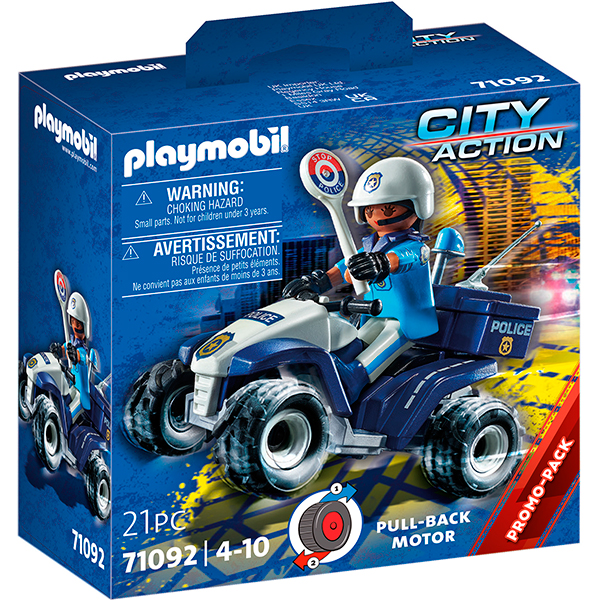 Playmobil City Action 71092 Polícia - Speed Quad - Imagem 1