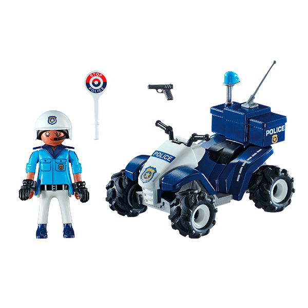 Playmobil City Action 71092 Policía - Speed Quad - Imagen 1
