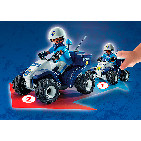 Playmobil City Action 71092 Polícia - Speed Quad - Imagem 4