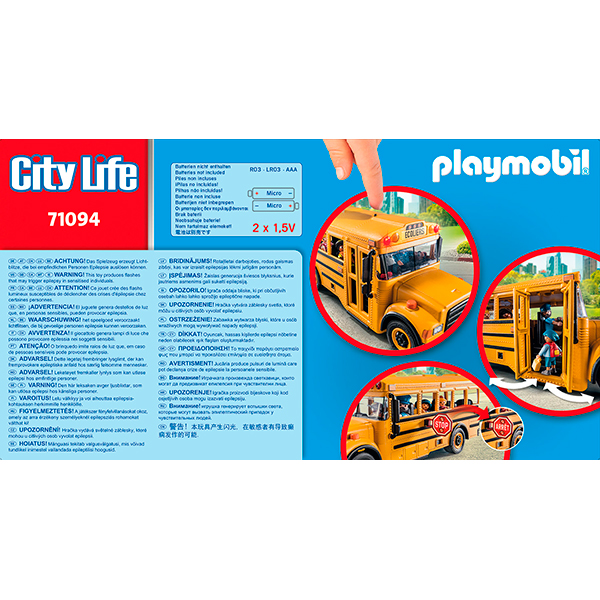 Playmobil City Life 71094 Autobús Escolar US - Imagen 3