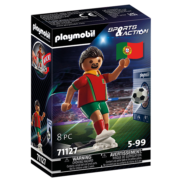 Playmobil Sports & Action 71127 Jogador de Futebol - Portugal - Imagem 1