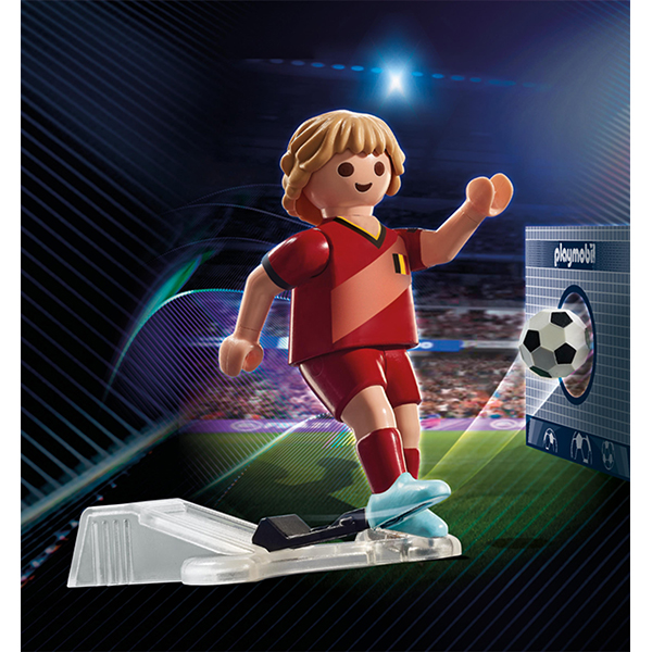 Playmobil Sports & Action 71128 Jugador de Fútbol - Bélgica - Imagen 1