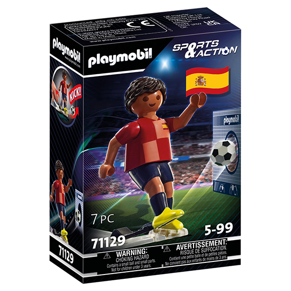 Playmobil Sports & Action 71129 Jogador de Futebol - Espanha - Imagem 1