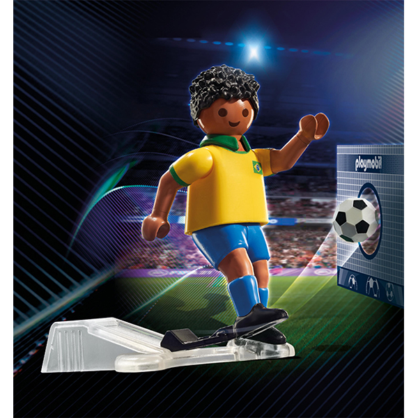 Playmobil Sports & Action 71131 Jugador de Fútbol - Brasil - Imagen 1