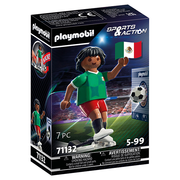 Playmobil Sports & Action 71132 Jogador de Futebol - México - Imagem 1