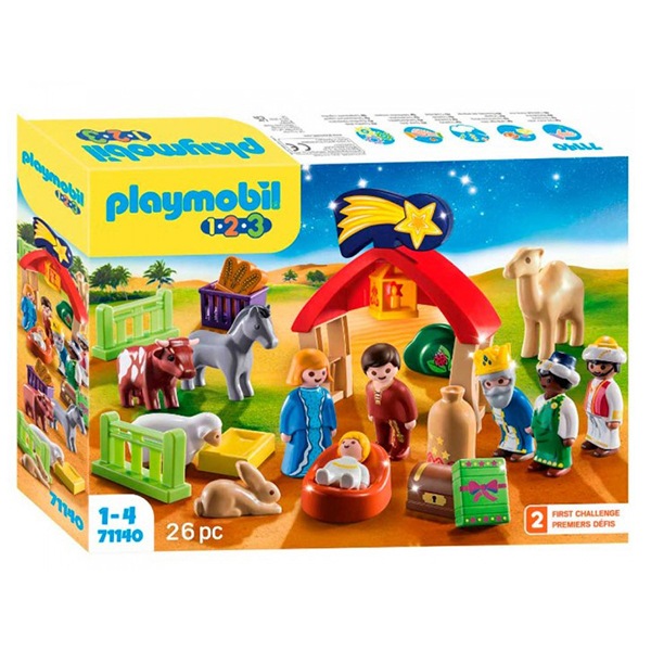 Playmobil 71140 1.2.3 Christmas Primer Betlén - Imagen 1
