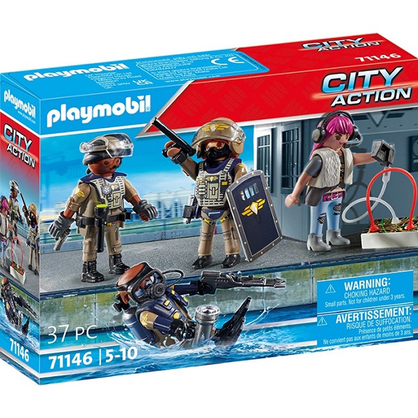 Playmobil 71146 City Action Figuras Fuerzas Especiales - Imagen 1