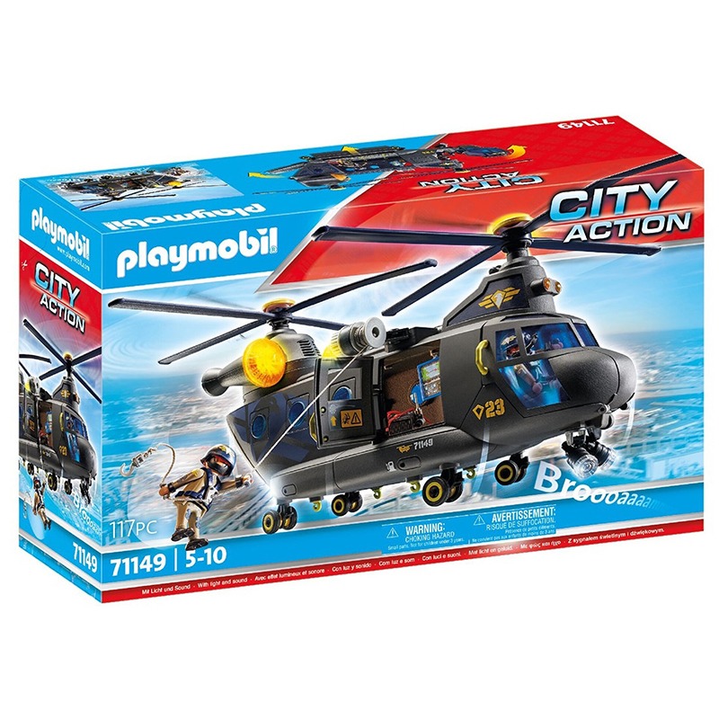 Playmobil City Action 71149 - Forces Especials - Helicòpter Banana
